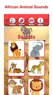 wildlife africa games for kids iphone screenshot 2