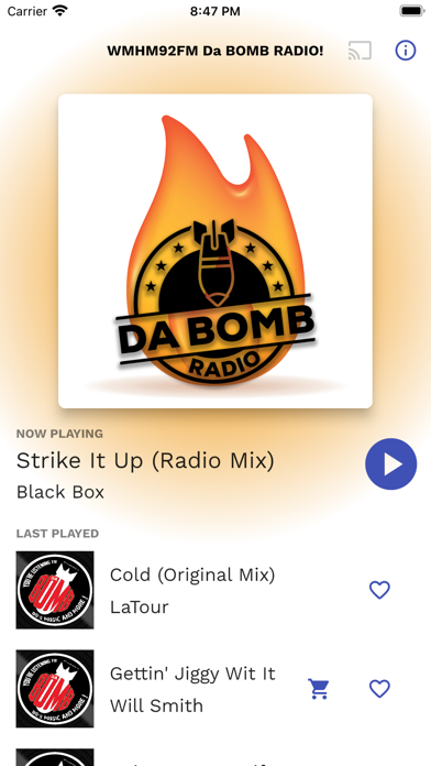 WMHM92FM Da BOMB RADIO! Screenshot 1 - AppWisp.com
