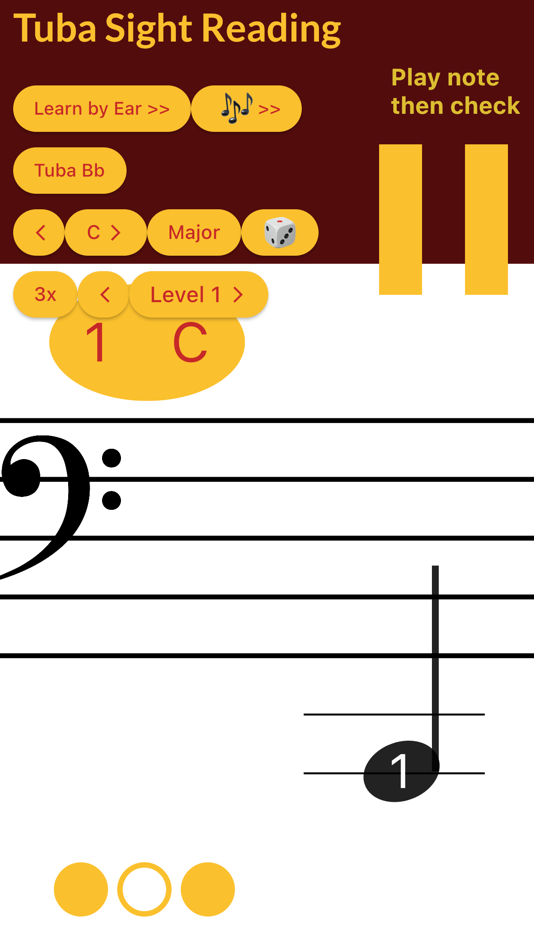 #2. Tuba Sight Reading (iOS) Bởi: Oleg Sokolov