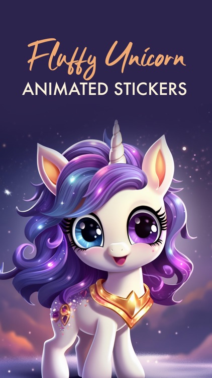 Fluffy Unicorn - Animated