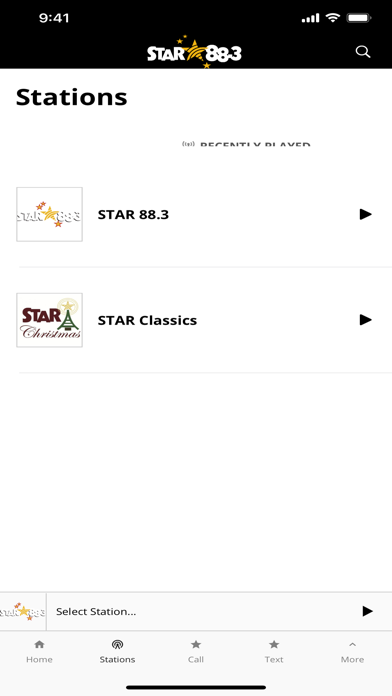 STAR 88.3 Screenshot