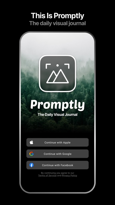 Promptly - Daily Photo Journal Screenshot