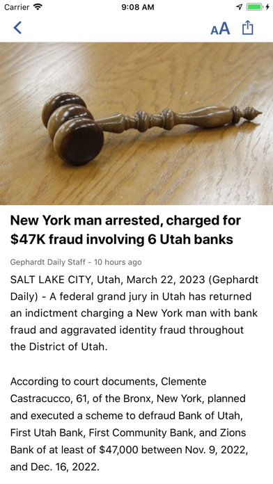 Gephardt Daily Screenshot