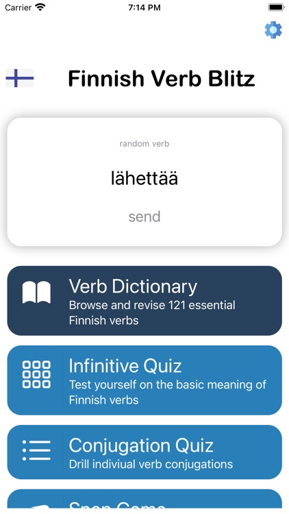 Finnish Verb Blitz