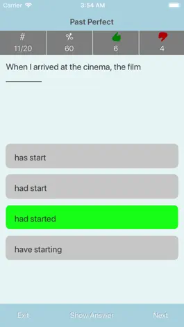 Game screenshot English Tenses Quiz hack