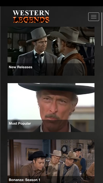 Western Legends Movies and TV Screenshot