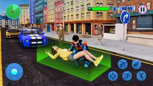 Super Rope Hero-City Rescue 3D screenshot 1