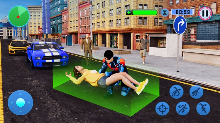 Super Rope Hero-City Rescue 3D