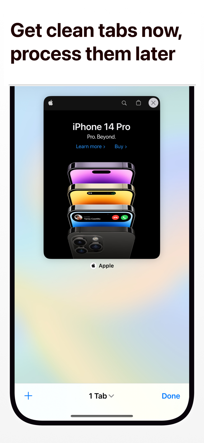 Clean My Tabs save organise