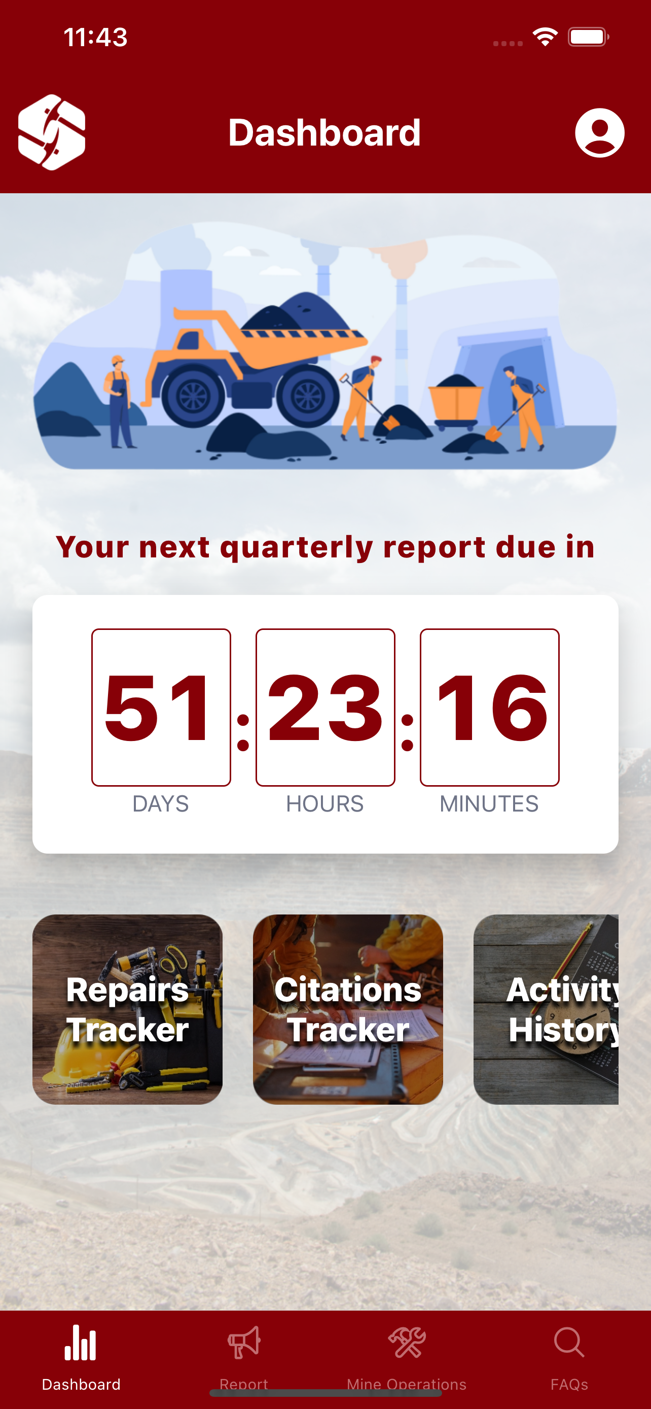 SMART: Mine Activity Reporting screenshot 2