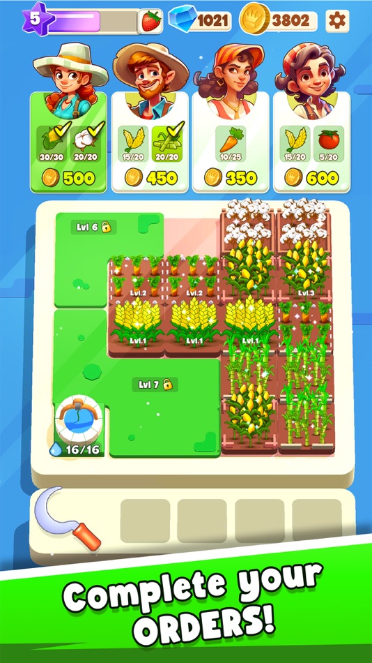 #3. Merge Farming Games (iOS) 由: Tiny Kraken Games