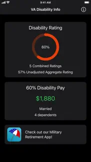 va disability pay iphone screenshot 4