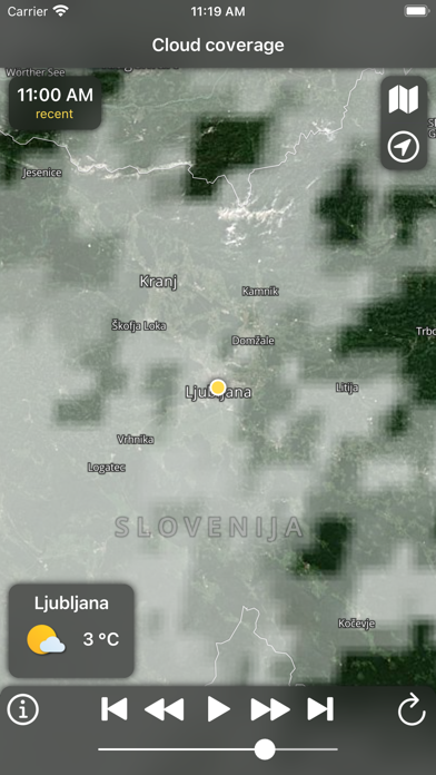 Vremenar: Weather & Rain Radar Screenshot