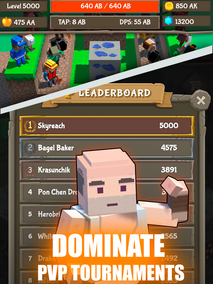 Miner Steve - Craft Clicker