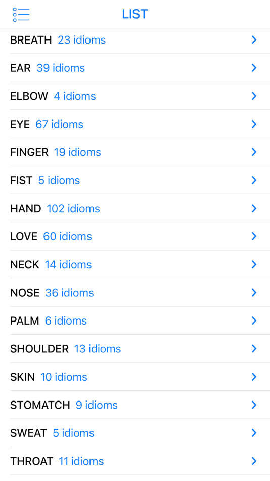 Body & Love idioms - 1.0.1 - (iOS)