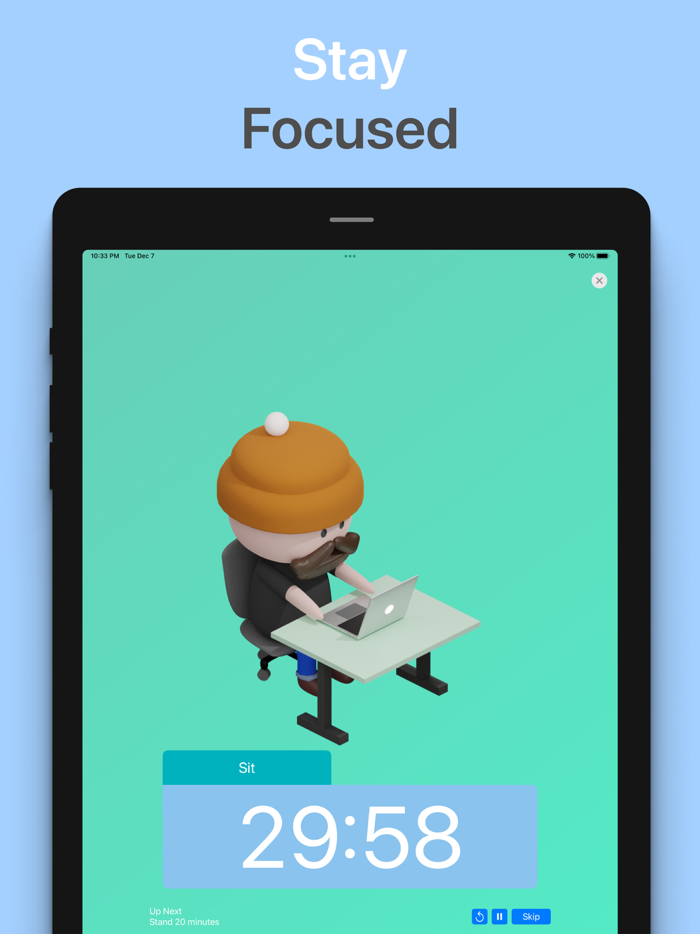 Ergo Focus Productivity Timer