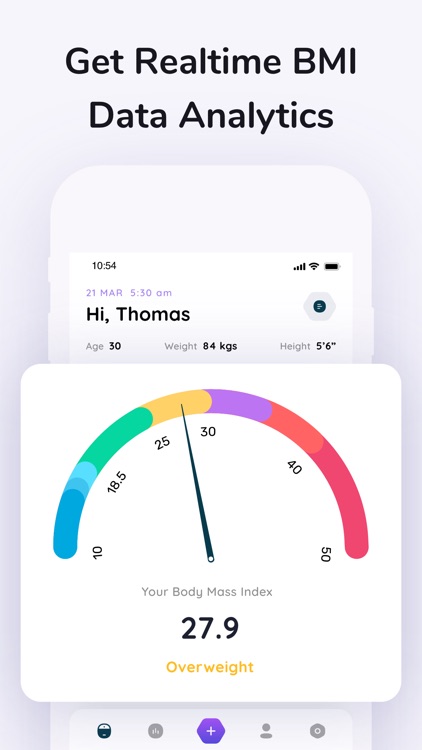 BMI Calculator, Weight Tracker