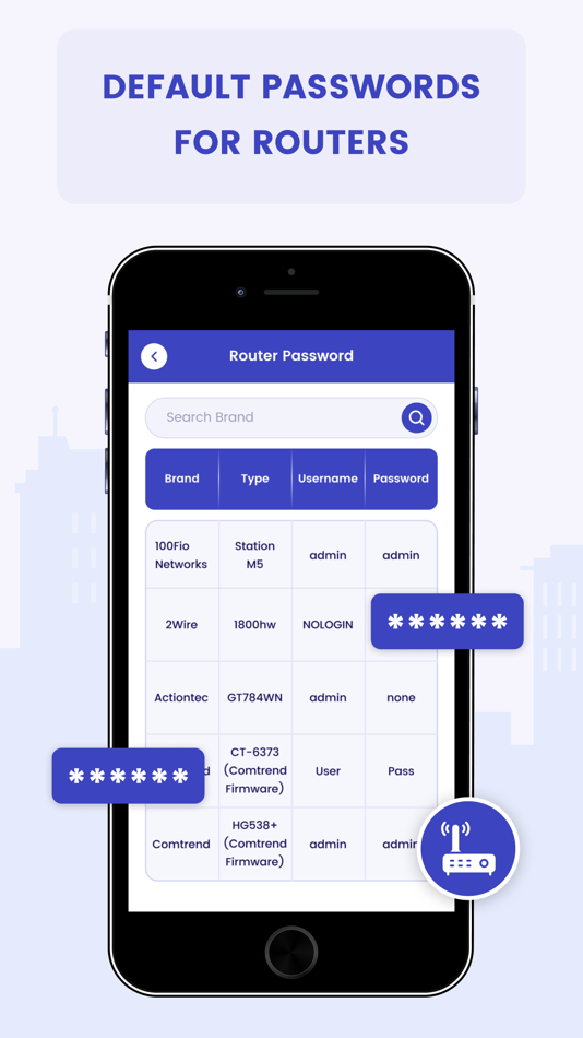 #2. All Router Password Manager (iOS) By: Nikhil Viradiya