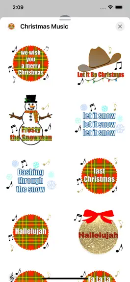 Game screenshot Christmas Music stickers mod apk