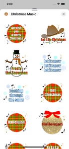 Christmas Music stickers screenshot #1 for iPhone