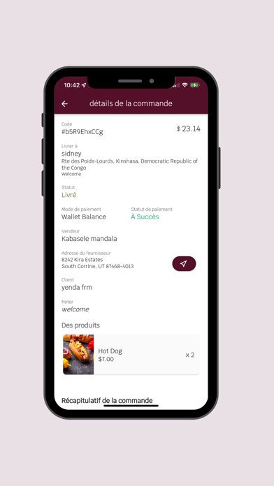 CongoX Livreur Screenshot