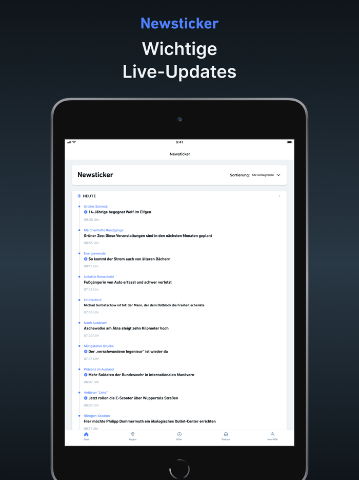 RGA – Nachrichten und Podcast