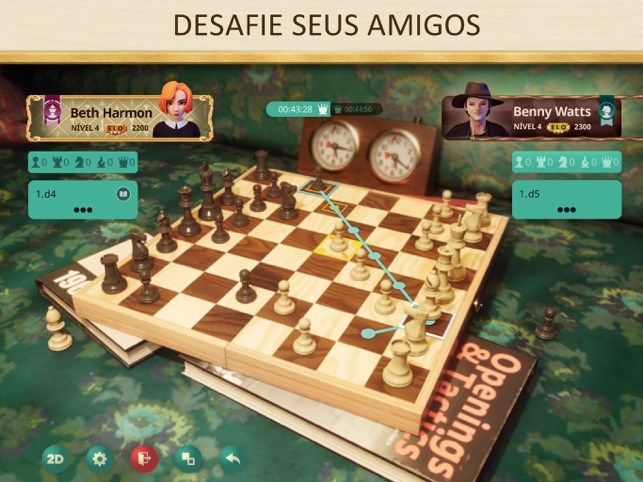 O Gambito da Rainha: Xadrez na App Store