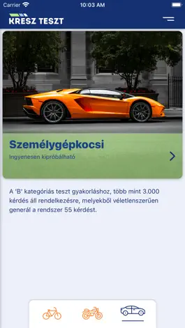 Game screenshot KreszTeszt mod apk
