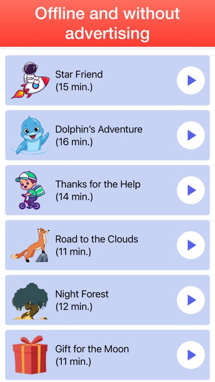 Bedtime stories for calm kids