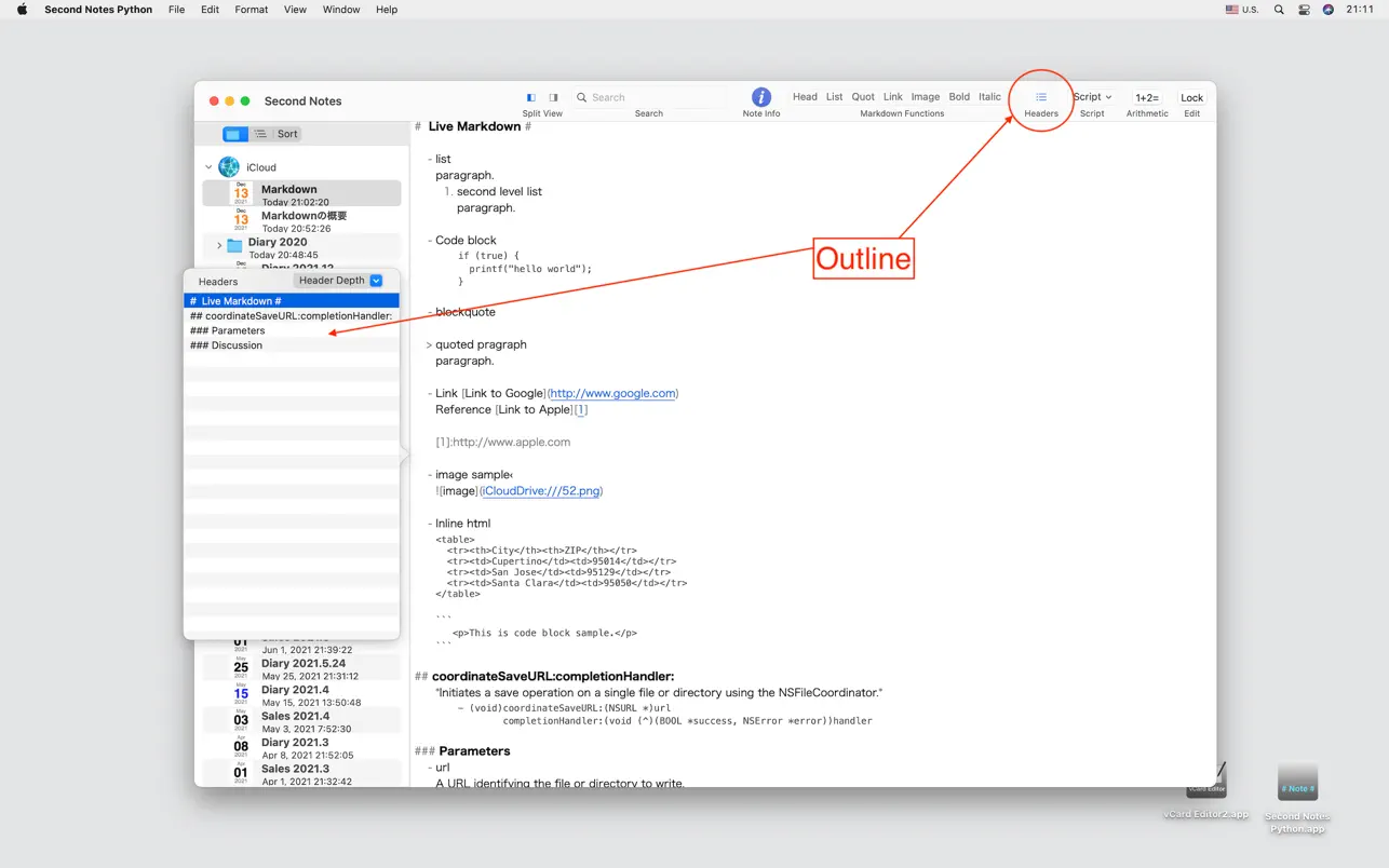 #4. Second Notes (macOS) Oleh: Goldbug Software