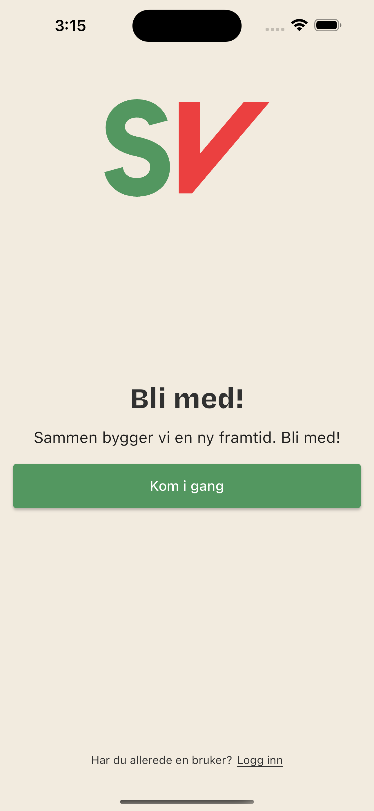 Sosialistisk Venstrepartis app
