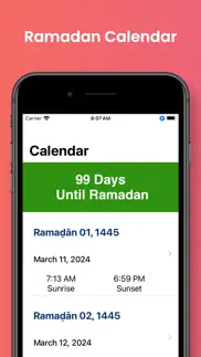ramadan times 2024 iphone screenshot 1
