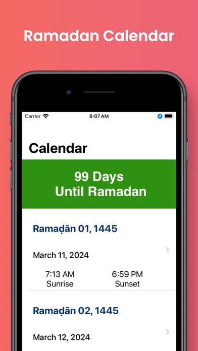 Screenshot #1 pour Ramadan Times 2024