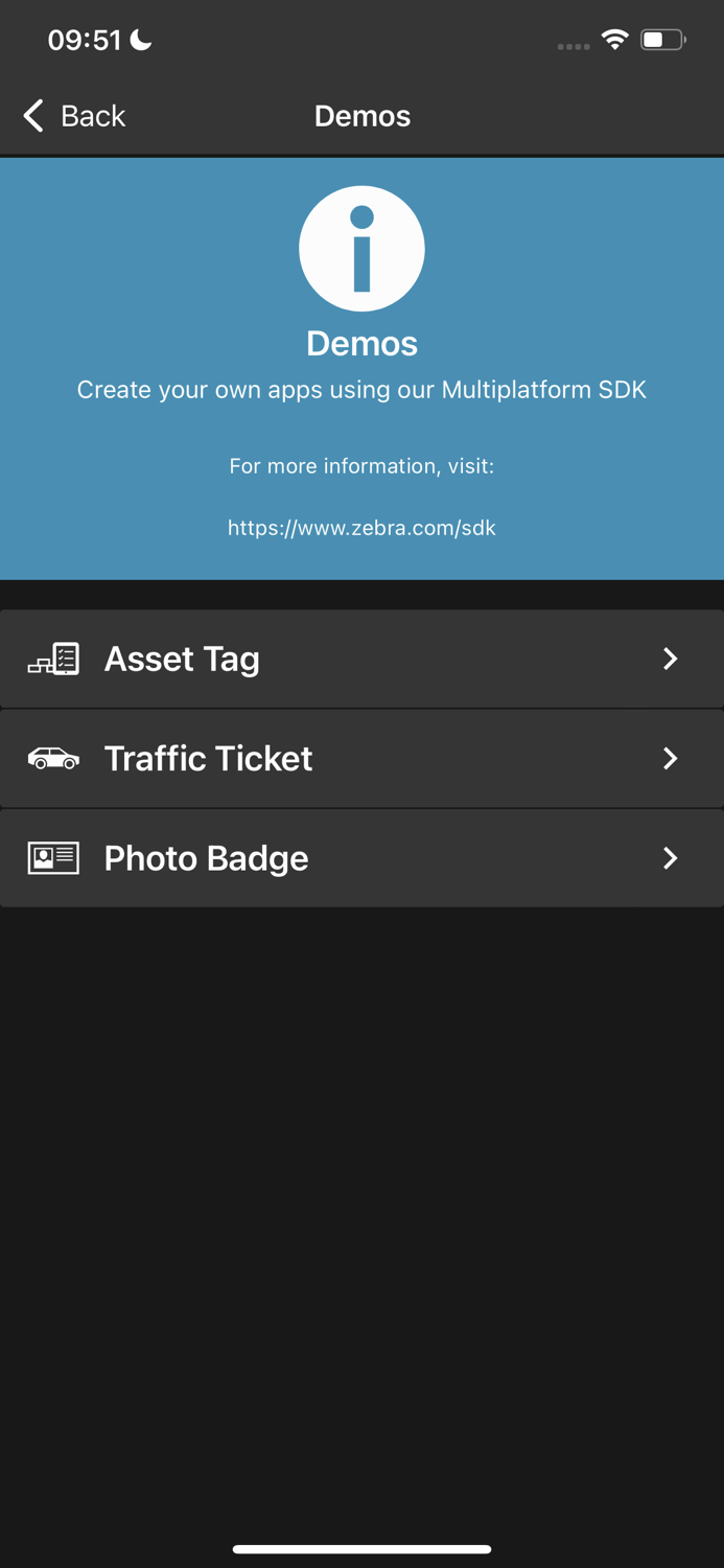 Zebra Printer Setup Utility