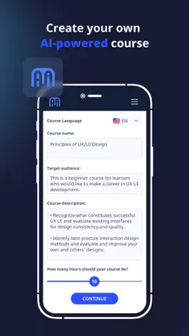 Game screenshot AICourseCreator mod apk