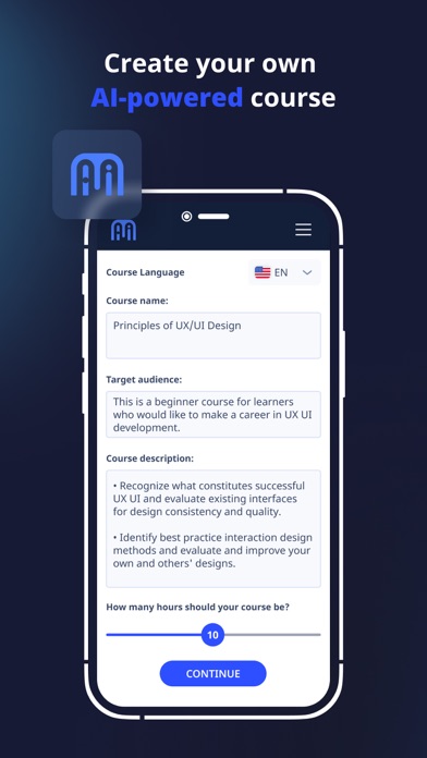AICourseCreator Screenshot