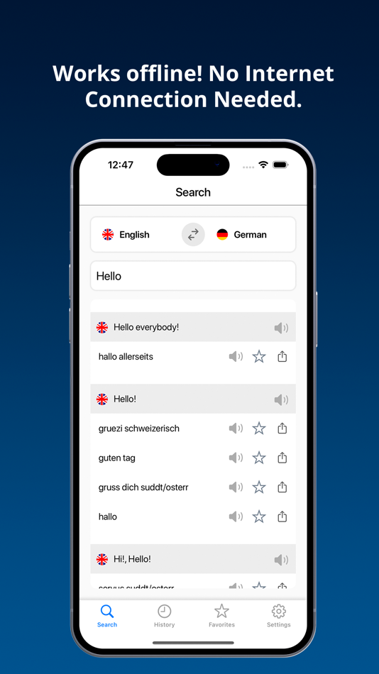 English German Dictionary + - 3.1 - (iOS)