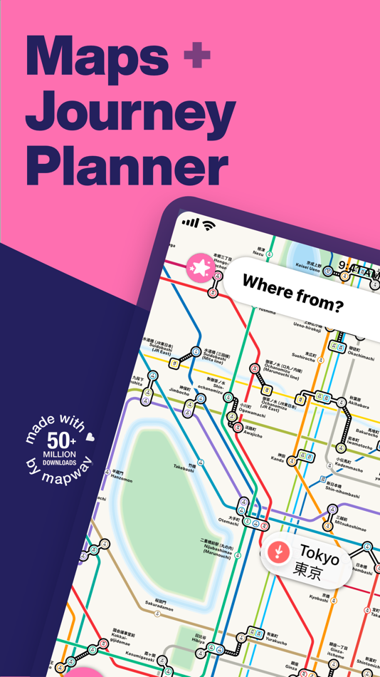Tokyo Metro Subway Map - 4.0.1 - (iOS)