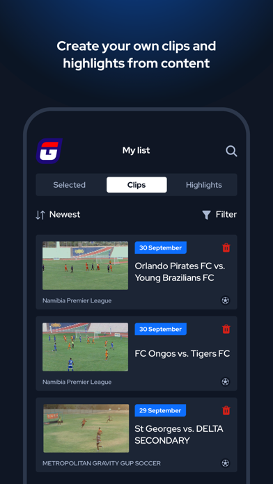 Screenshot #2 pour Gravity Live Sports