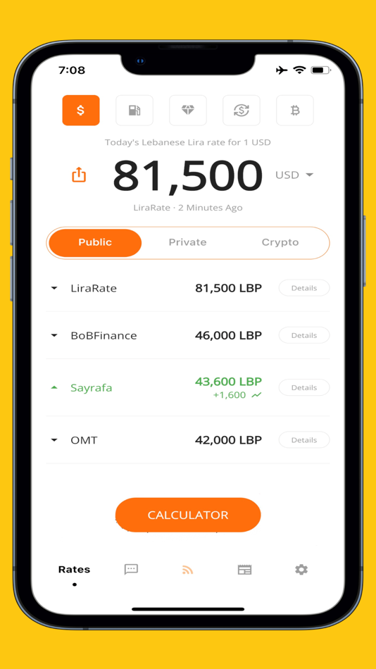 Khod - Lira & USD Rate Lebanon - 3.2.0 - (iOS)