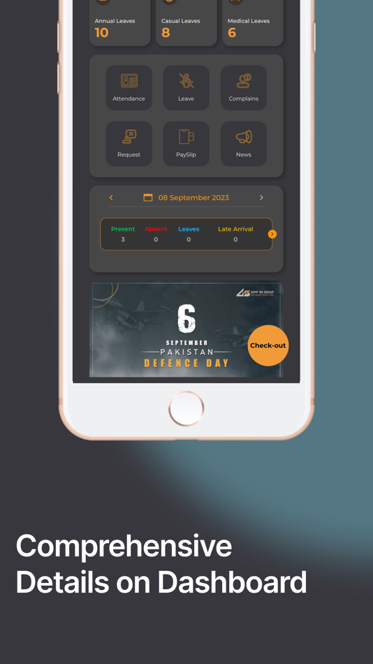 #3. AiS - HRMS (iOS) 由: App In Snap