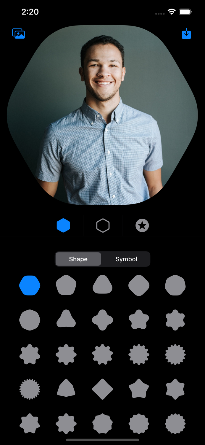 ProfileShapes for Twitter