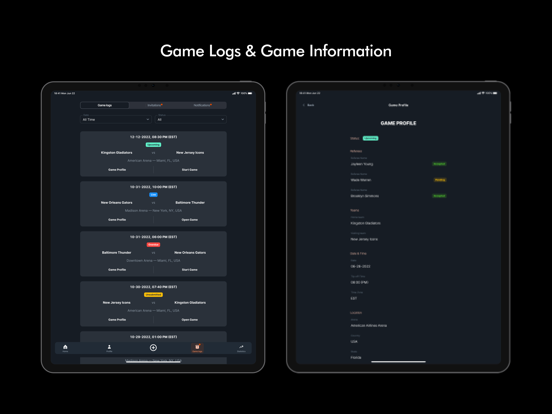 RefMetrix iPad screenshot 4 - Sports app