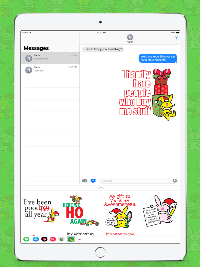 Its Happy Bunny XMAS PACK