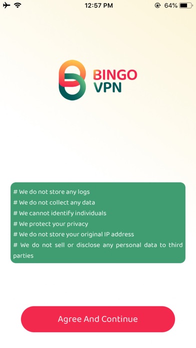 Bingo VPN Screenshot