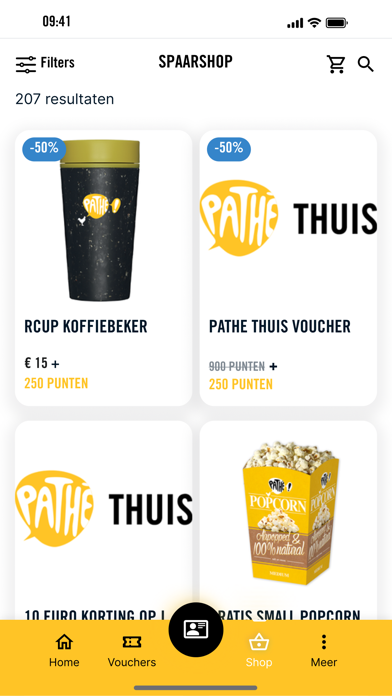 Club Pathé iPhone app afbeelding 2