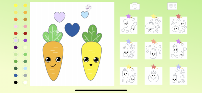Vegetable Coloring Kid Toddler