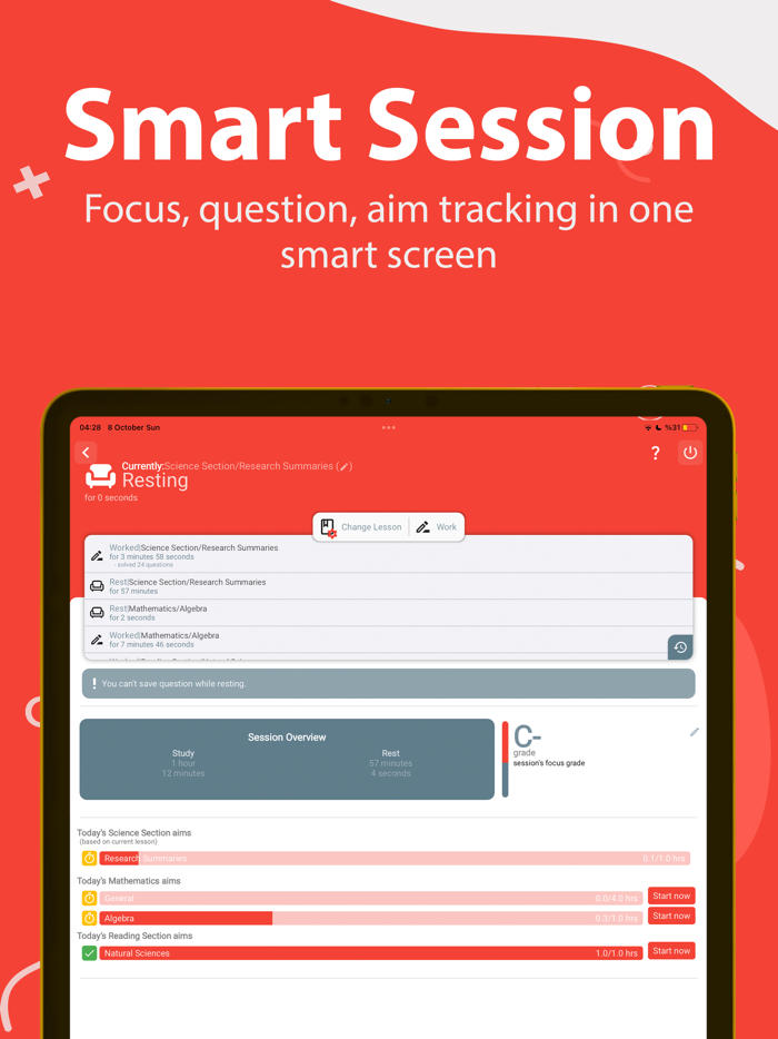 Study Tracker - Focussing App