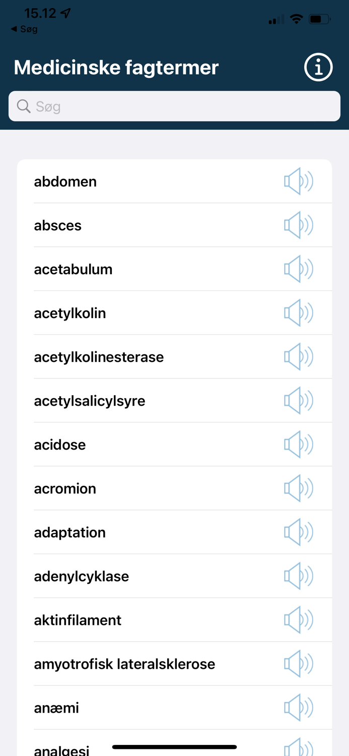 Medicinske fagtermer