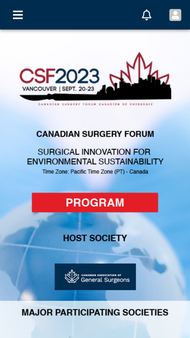 Canadian Surgery Forum Screenshot